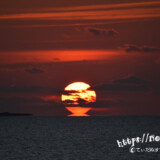 1月3日のだるま夕日