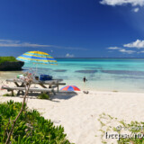 フナクスビーチと青い海