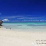 フナクスビーチと青い海