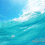 水中から見る青空