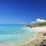 来間島の小さなビーチ
