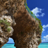 砂山ビーチの風洞（立入り禁止前）