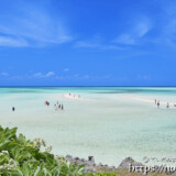 干潮時に現れる幻の島