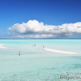 海の中にできた幻の島