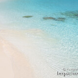 輝く波の波紋-渡口の浜-