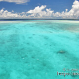 池間ブルーの海