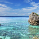 サバウツガーの青い海