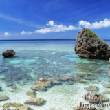 サバウツガーの青い海