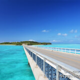 池間大橋と池間ブルーの海