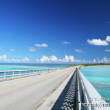 池間大橋と池間ブルーの海