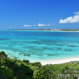 パチャの石段から見る海