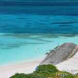 パチャビーチト防波堤-松の木展望台より