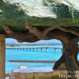 松の木展望台と来間大橋