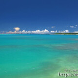 トゥリバーの青い海