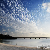 サンセットビーチの夕暮れ