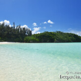 クウラビーチの波打ち際