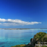 ベタ凪の海-牧山展望台から