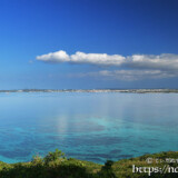 ベタ凪の海-牧山展望台から