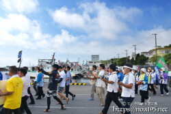 参加者のパレード-伊良部島海神祭