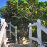 遠見台の下にある巨石（トゥンバラ）-大神島