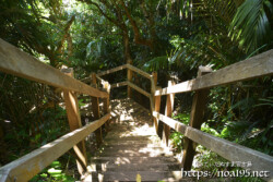遠見台・トゥンバラへ続く階段-大神島