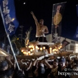 勝ち神輿の登場-宮古島東西大綱引き