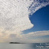 ヴェールのような美しいひつじ雲