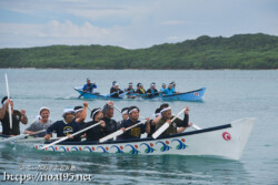 ゴール前の接戦-狩俣海神祭