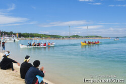 ゴールの風景-狩俣海神祭