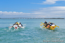 白熱する接戦-狩俣海神祭