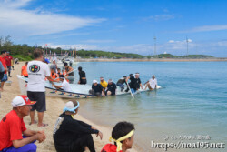 ゴールの風景-狩俣海神祭