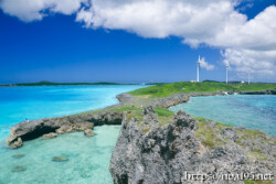 西平安名崎最北端の絶景