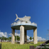 池間島「カツオ公園」のカツオ