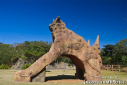 宮古島「荷川取公園」のシーサー