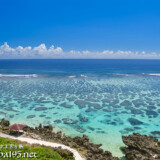 珊瑚礁の海と遊歩道-インギャーマリンガーデン