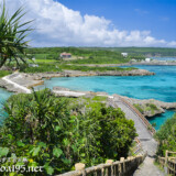 インギャー橋に続く階段-インギャーマリンガーデン