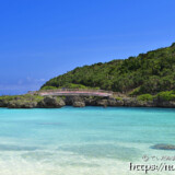 ビーチから見るインギャー橋-インギャーマリンガーデン