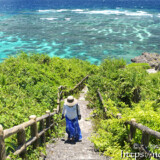 珊瑚礁の海へのびる階段-インギャーマリンガーデン