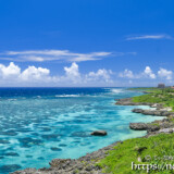 珊瑚礁の海と海岸線-インギャーマリンガーデン