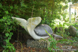 宮古島「崎田緑地公園」のクジラ