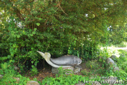 宮古島「崎田緑地公園」のクジラ