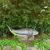 宮古島「崎田緑地公園」のクジラ