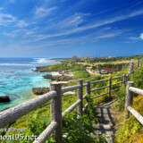 珊瑚礁の海と遊歩道-インギャーマリンガーデン