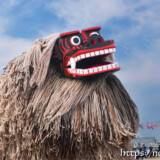 大迫力の獅子-久松獅子舞