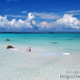 青い海にできた砂州-下地島17END