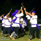 迫力満点の棒踊り-野原マストリャー