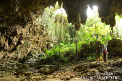 地中にぽっかりと開いた空間-成川ガー