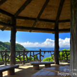 東家から見る青い海-さばおき園地