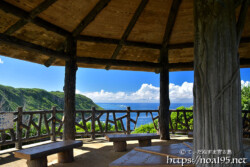 東家から見る青い海-さばおき園地