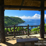 東家から見る青い海-さばおき園地